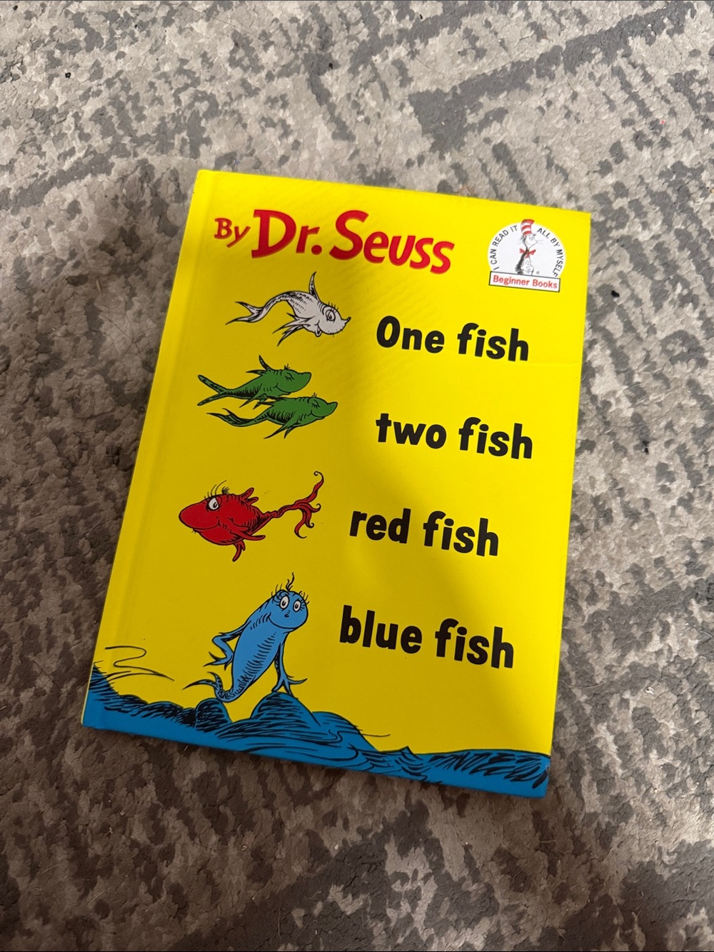 Dr. Seuss One Fish Two Fish Red Fish Blue Fish - Bright Yellow Cover